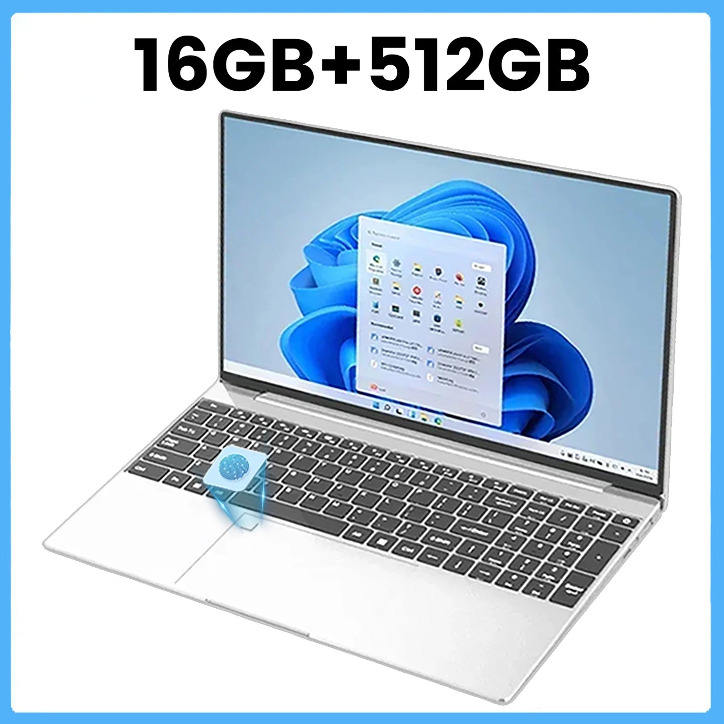 15.6 Inch Laptop 12th Gen Intel Alder N95 32GB DDR4 2TB WiFi Ultrabook