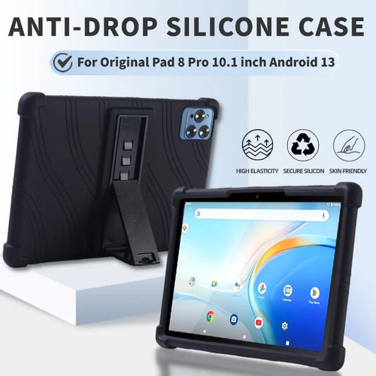 For Original Pad 8 Pro Tablet 10.1 inch Android 13 Shockproof Cover 2024 Tablet Pad 8 Pro Soft Silicon Stand Protective Shell